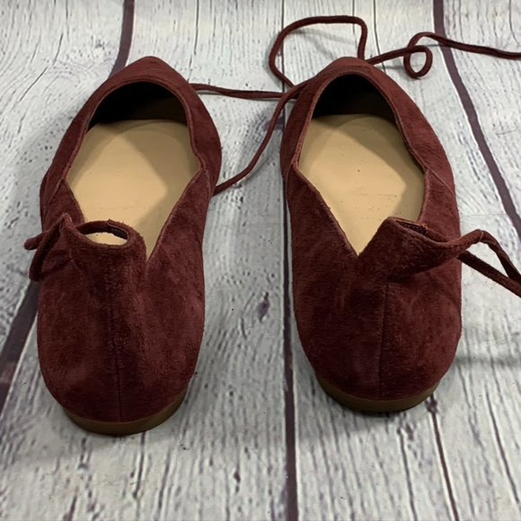 Loeffler Randall Wine Burgundy Tassle Ankle Strap - Picture 4 of 8